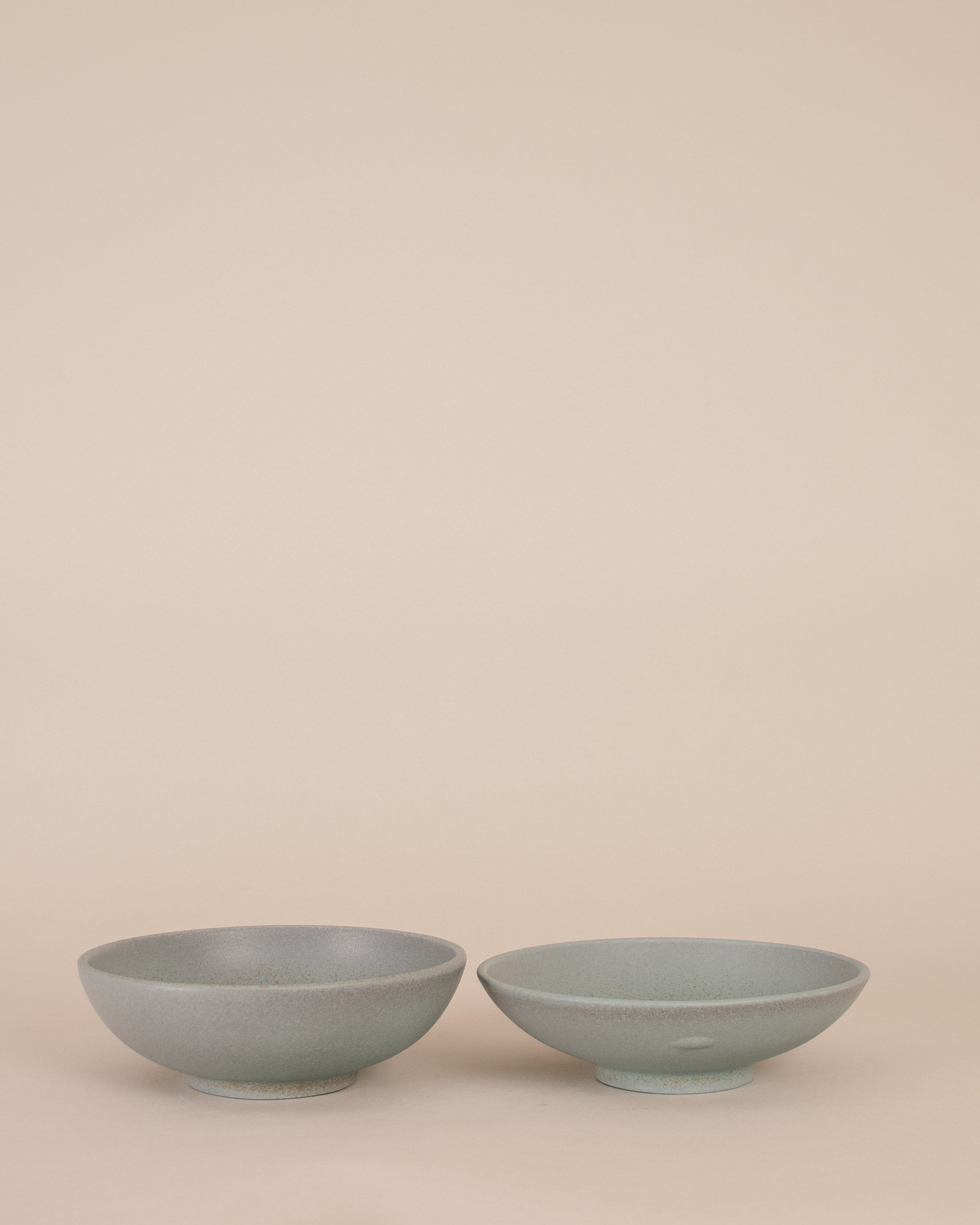 Blue-Brown Footed Bowl - GOOD FRIEND