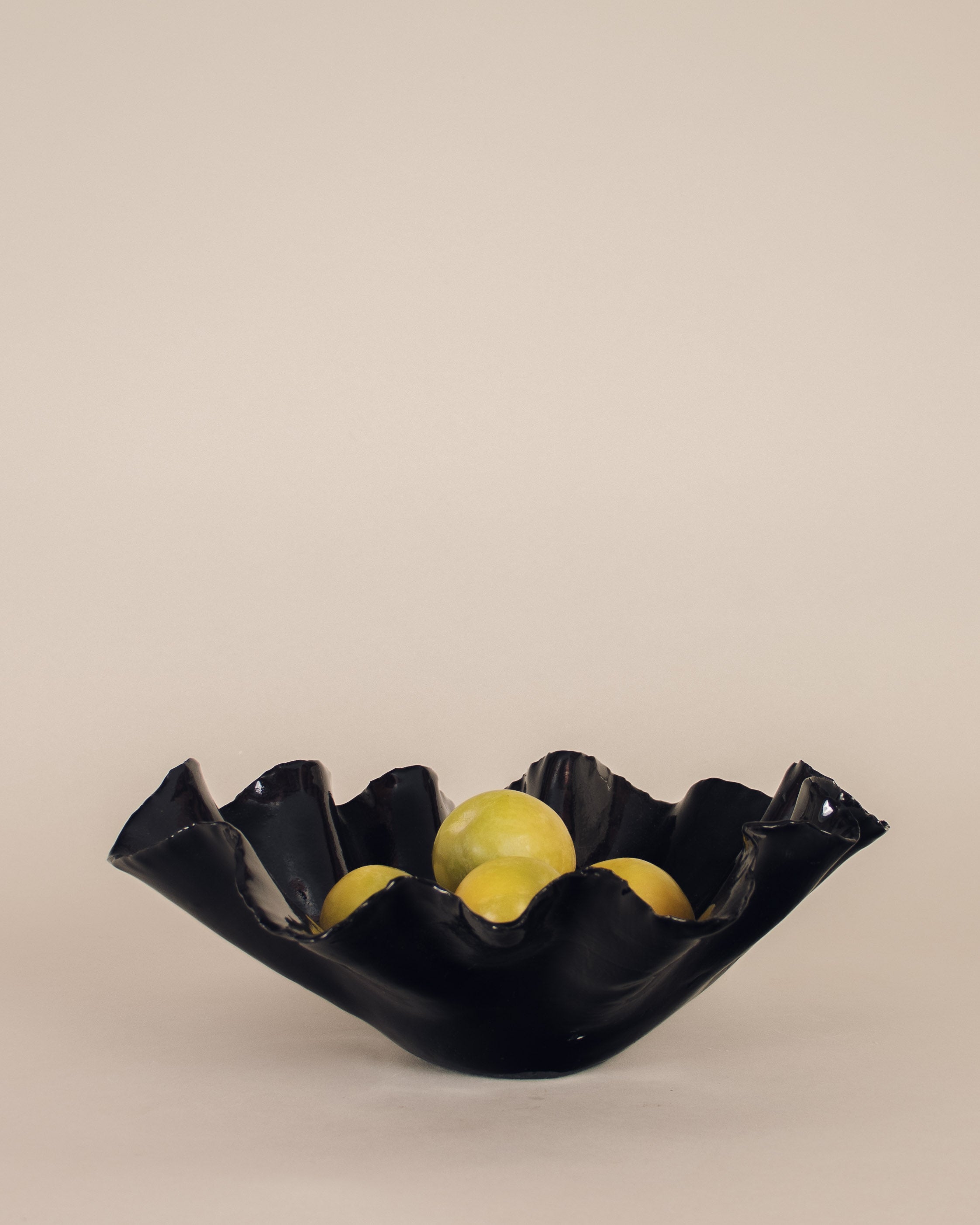 Hand Torn Ruffle Serving Bowl - GOOD FRIEND