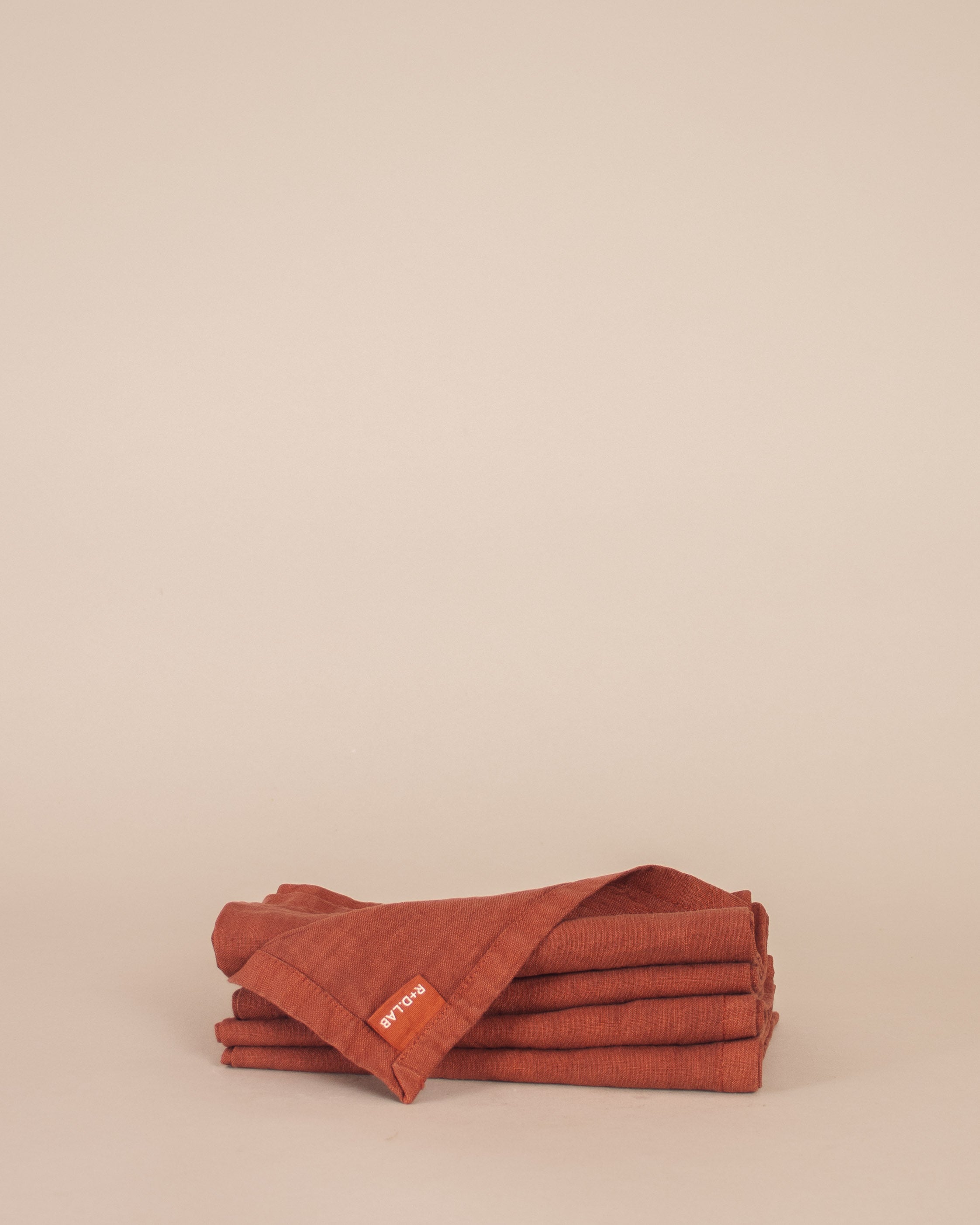 Tela Linen Napkin in Brick - GOOD FRIEND