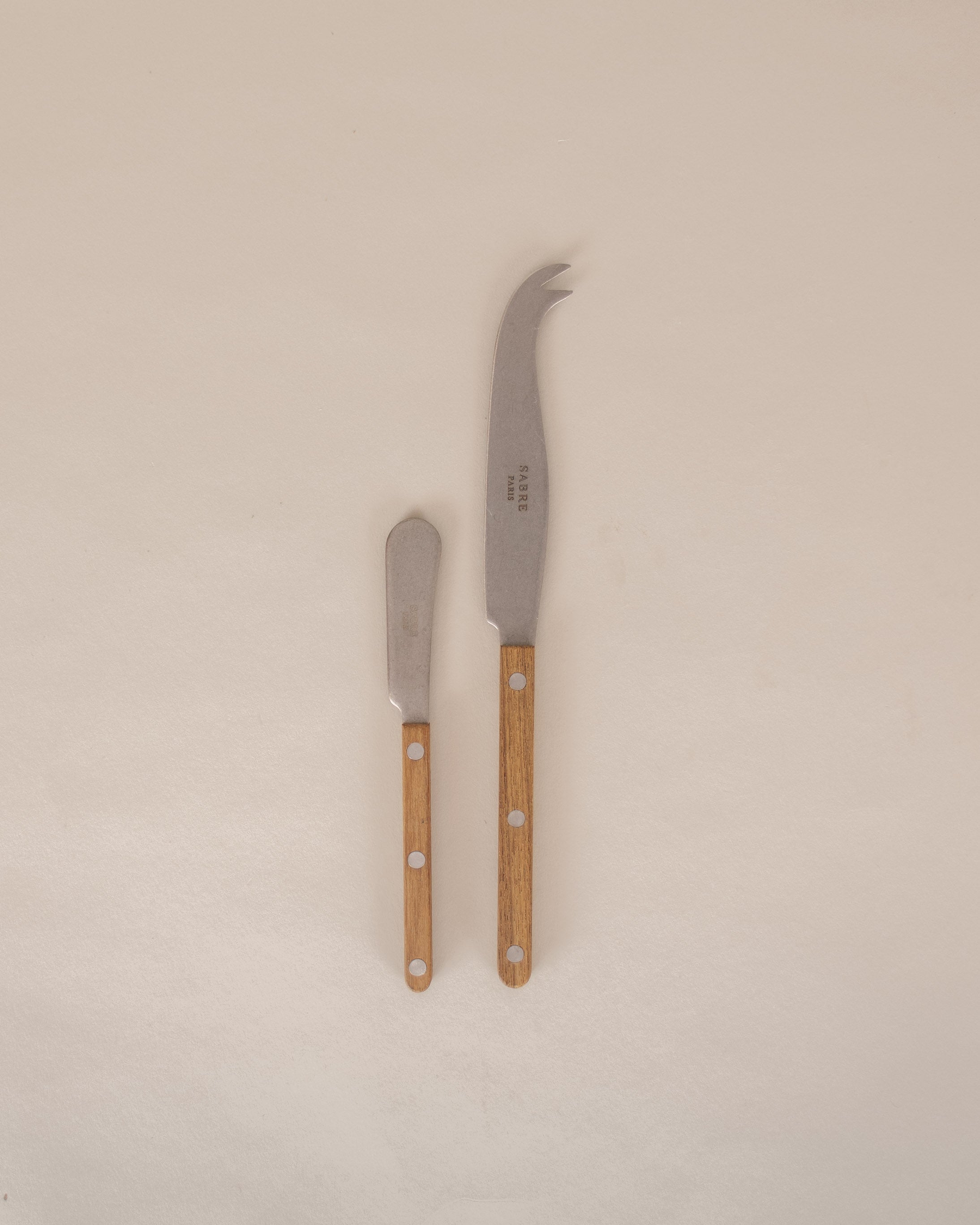 Teak Bistrot Cheese Knife and Spreader - GOOD FRIEND