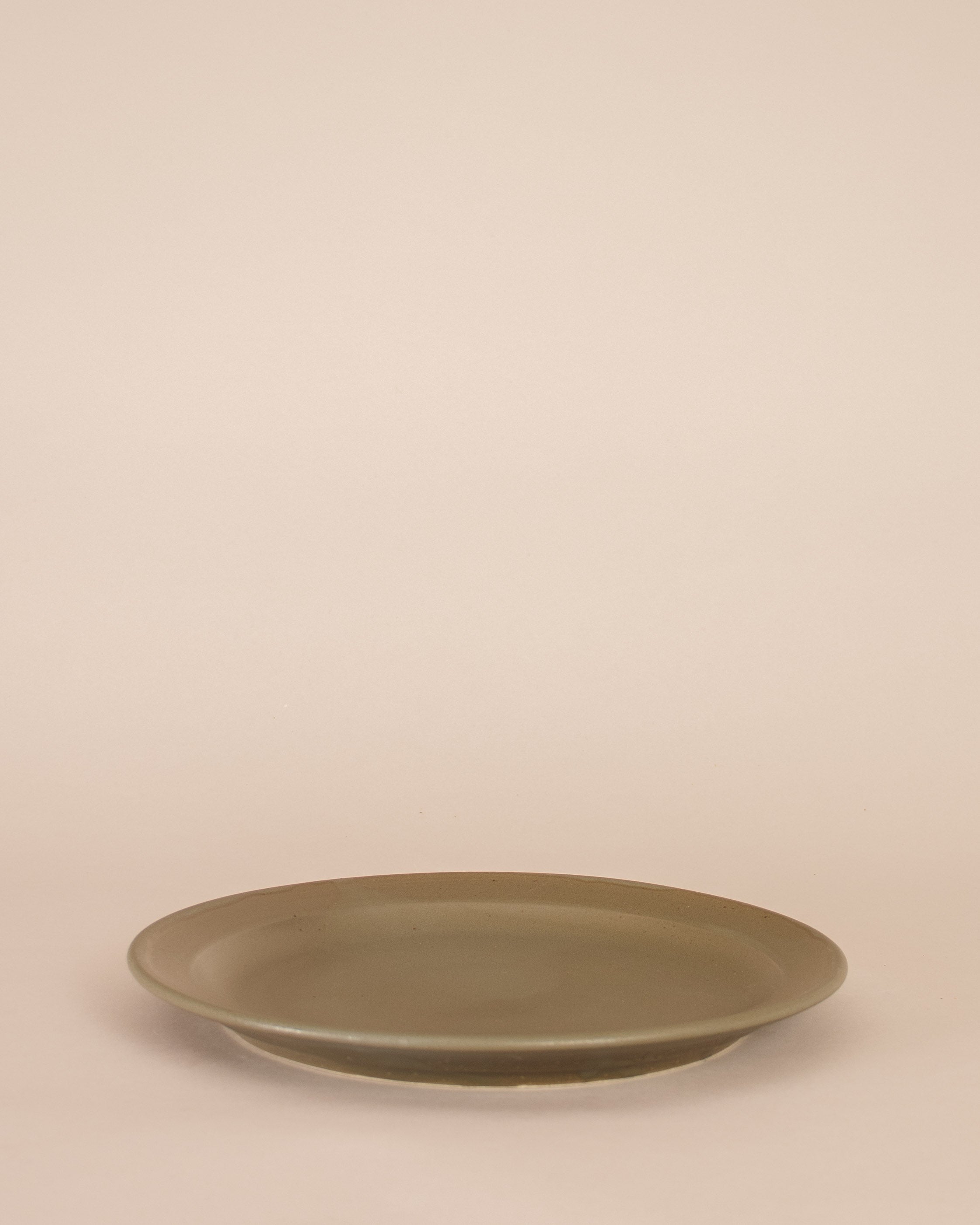 Rimmed Dinner Plate in Moss - GOOD FRIEND