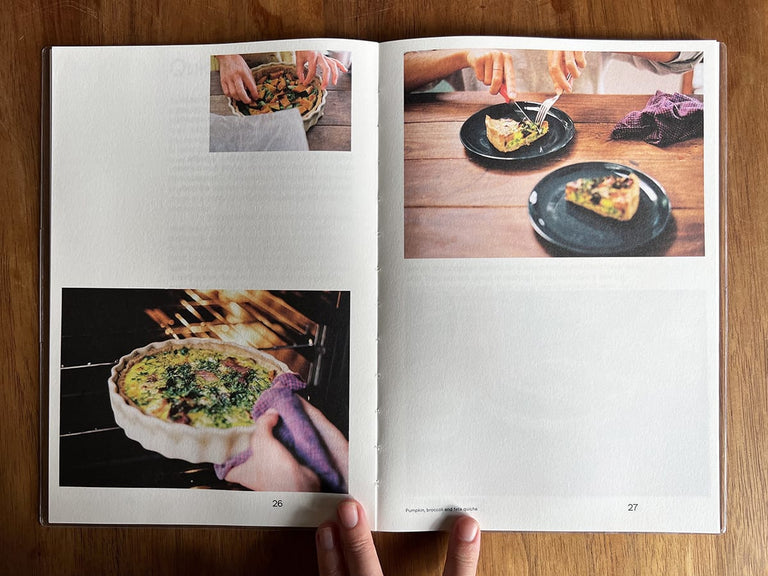 Carter's Cookbook inside pages