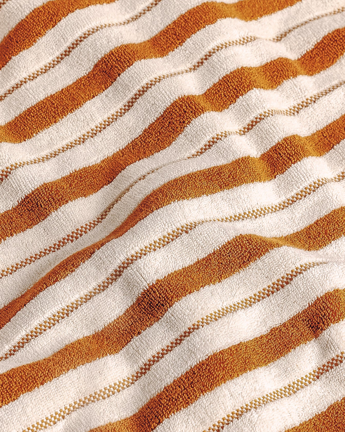 Franklin Bath Towel in Fuyu and Chalk - GOOD FRIEND