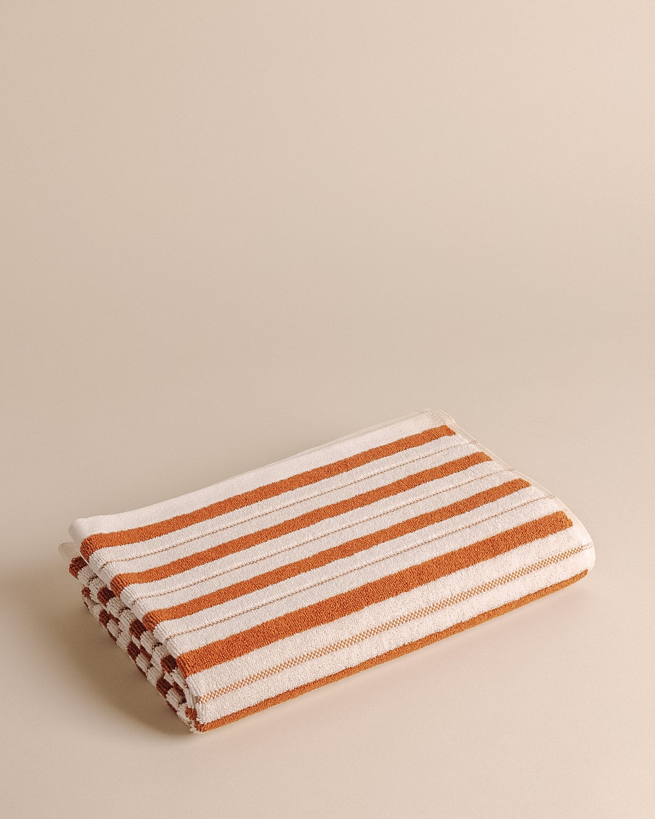 Franklin Bath Towel in Fuyu and Chalk - GOOD FRIEND