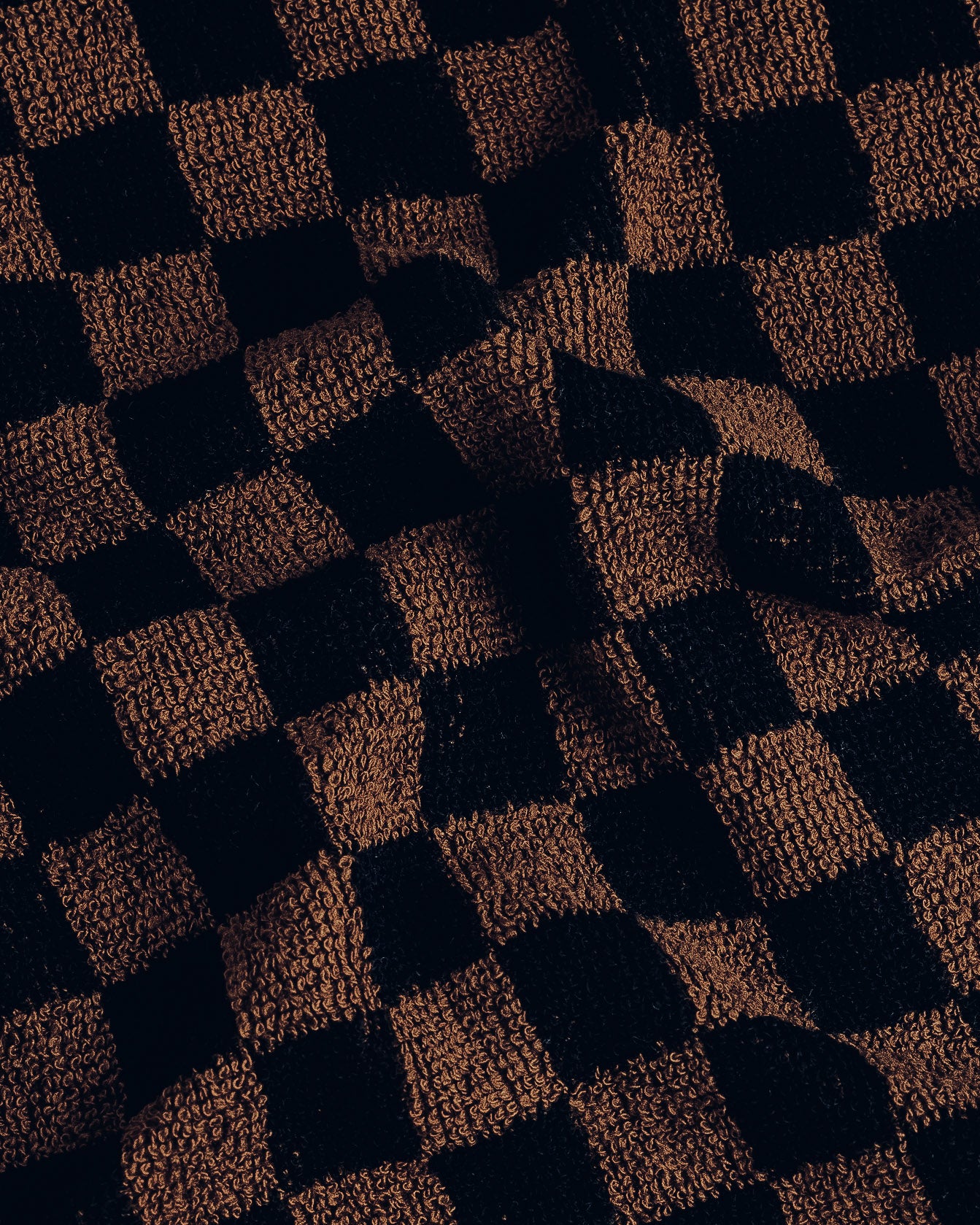 Quill Facecloth in Tabac & Noir - GOOD FRIEND