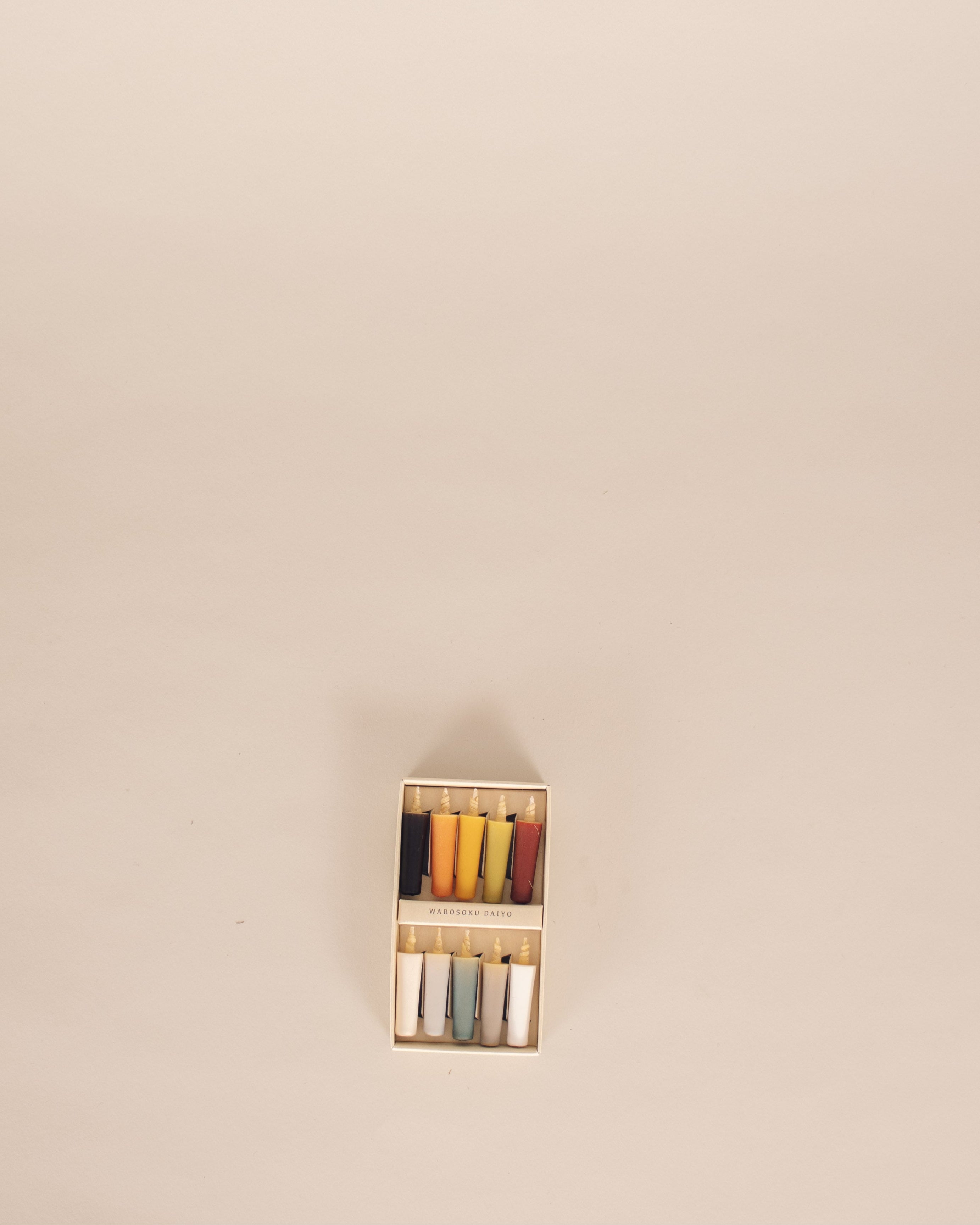 Rice Wax Earth Colors Candle Gift Set - GOOD FRIEND