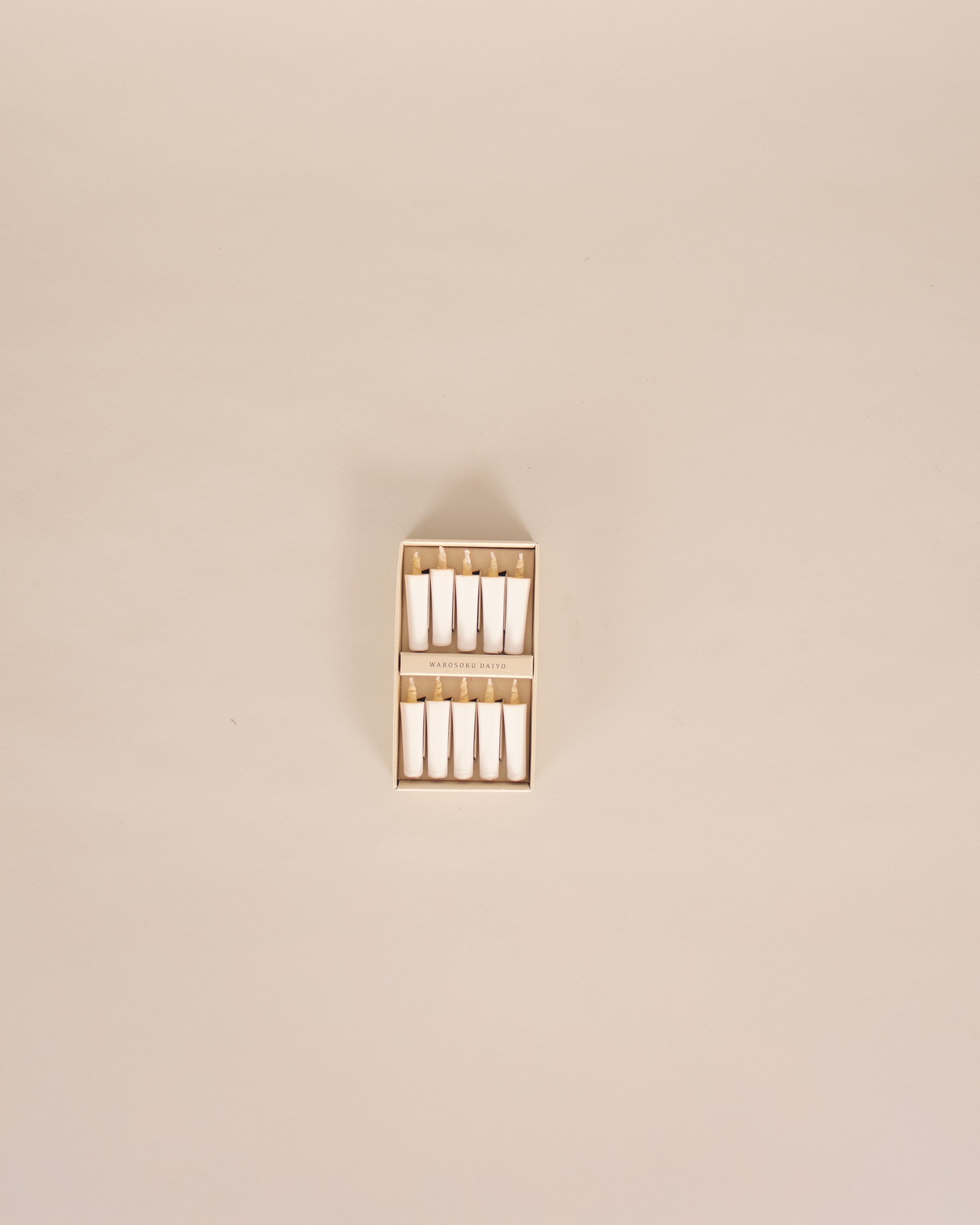 Rice Wax White Candles - GOOD FRIEND