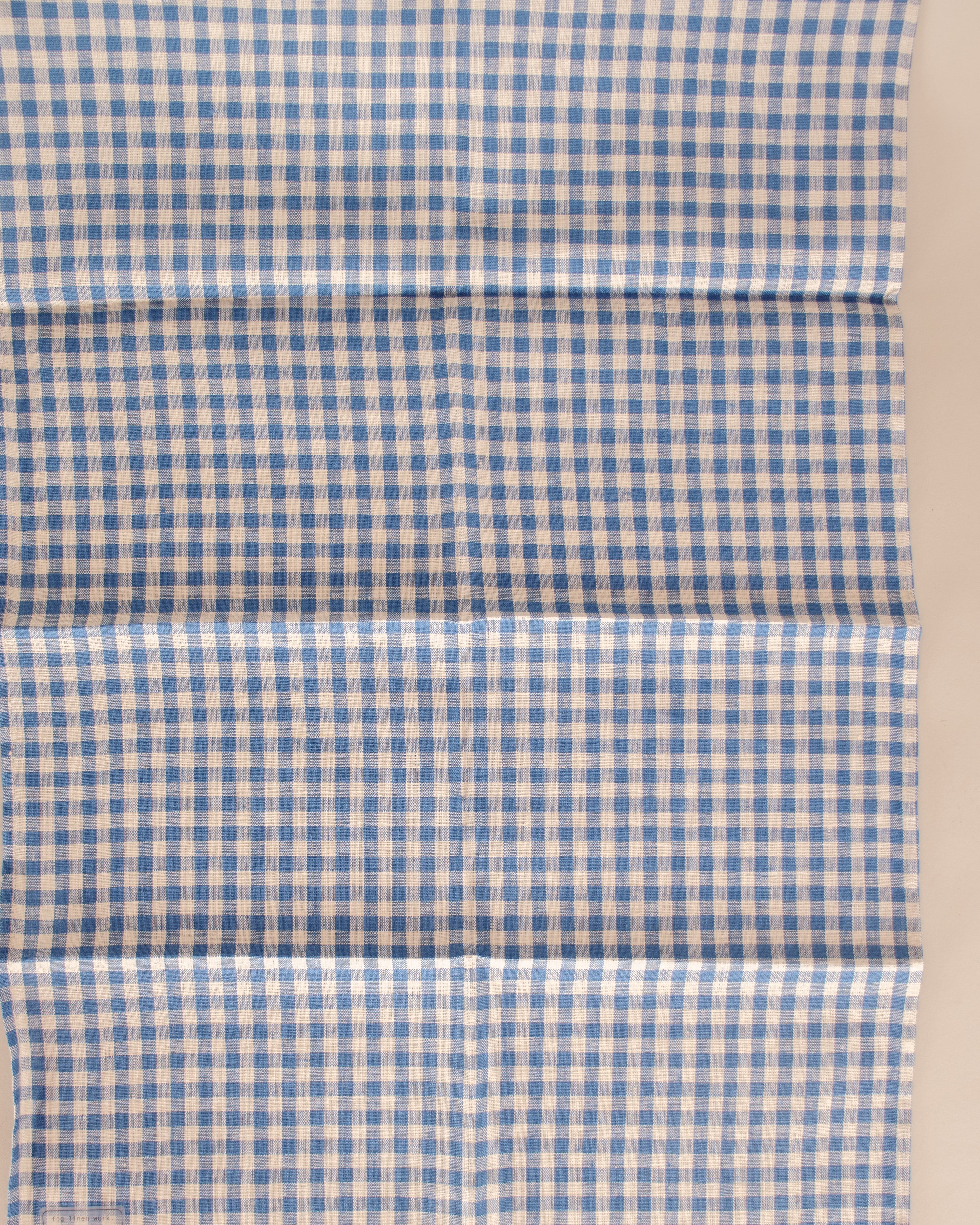 Blue Check Linen Kitchen Cloth - GOOD FRIEND