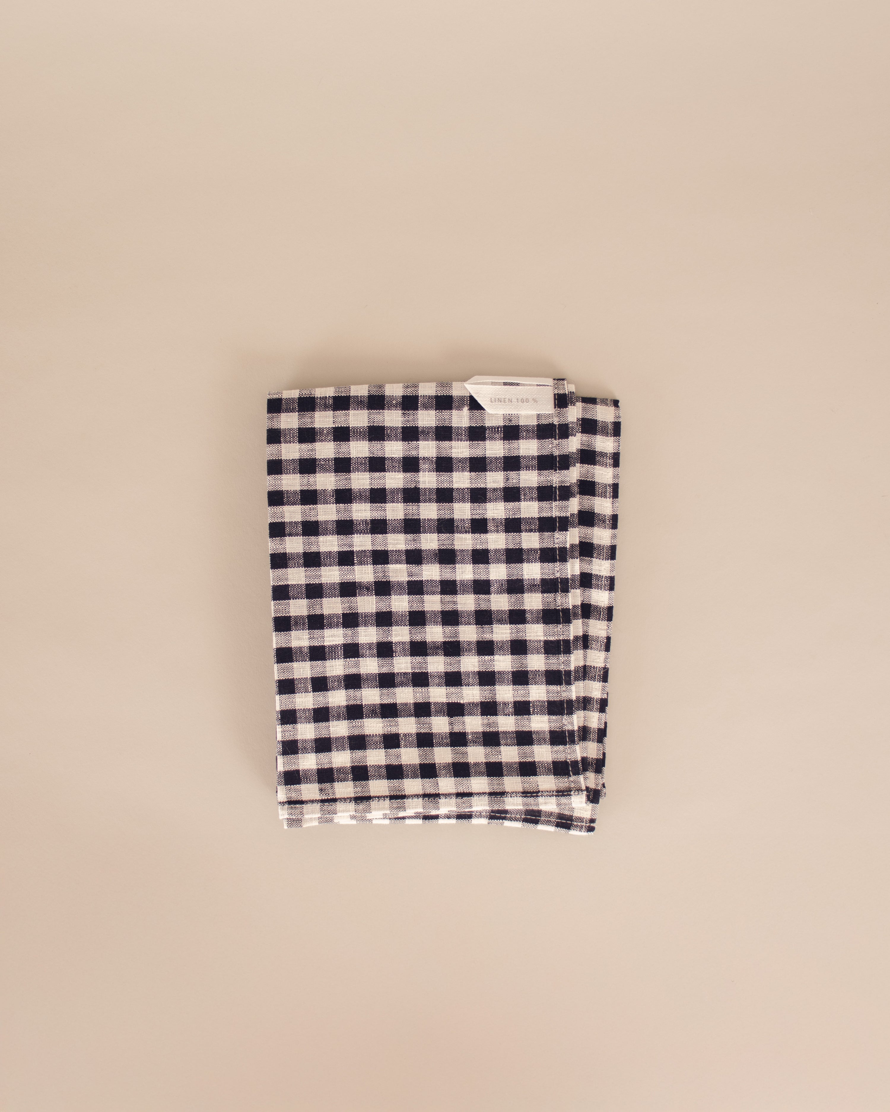 Navy Checked Kitchen Cloth - GOOD FRIEND