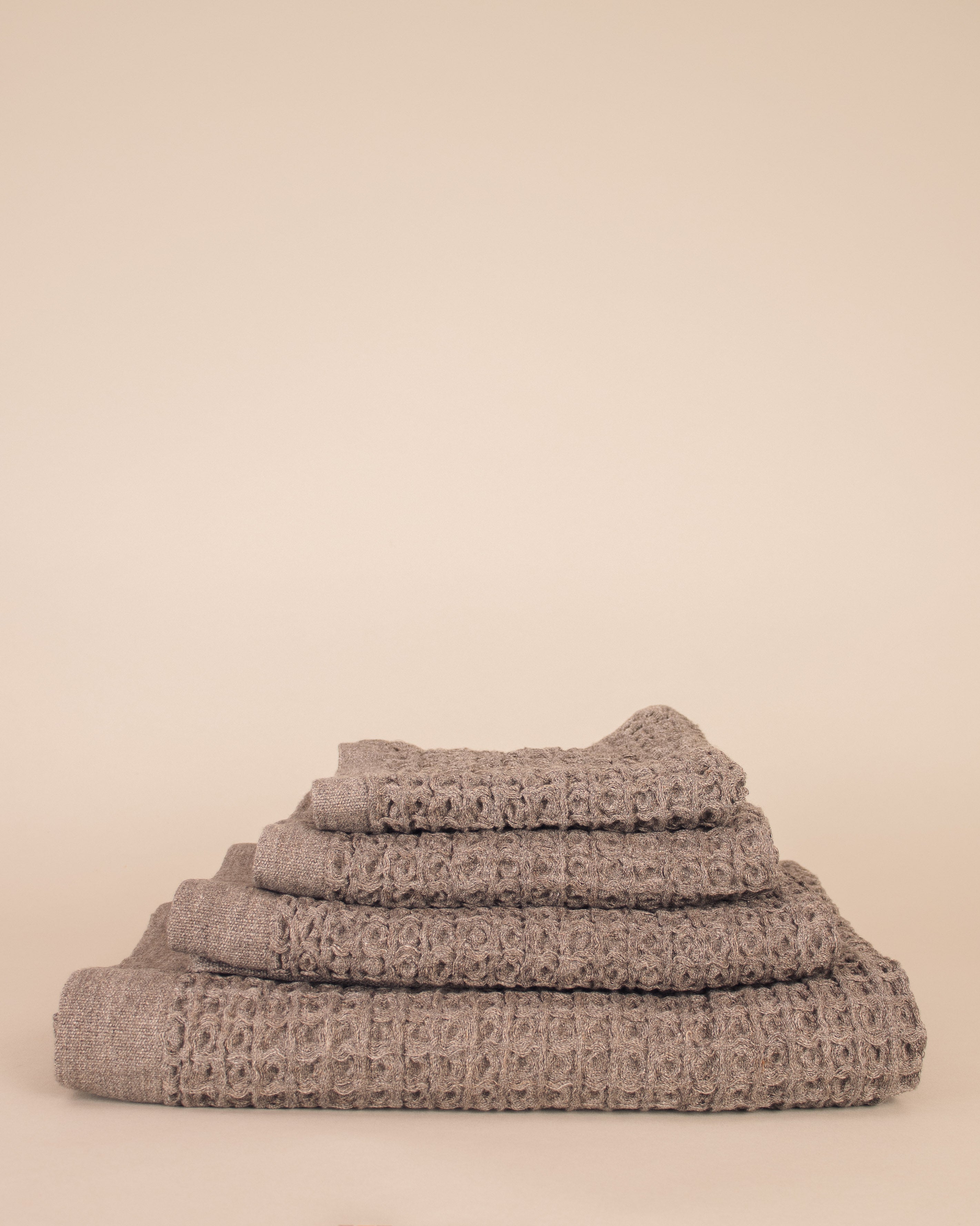 Brown Lattice Japanese Towels - GOOD FRIEND