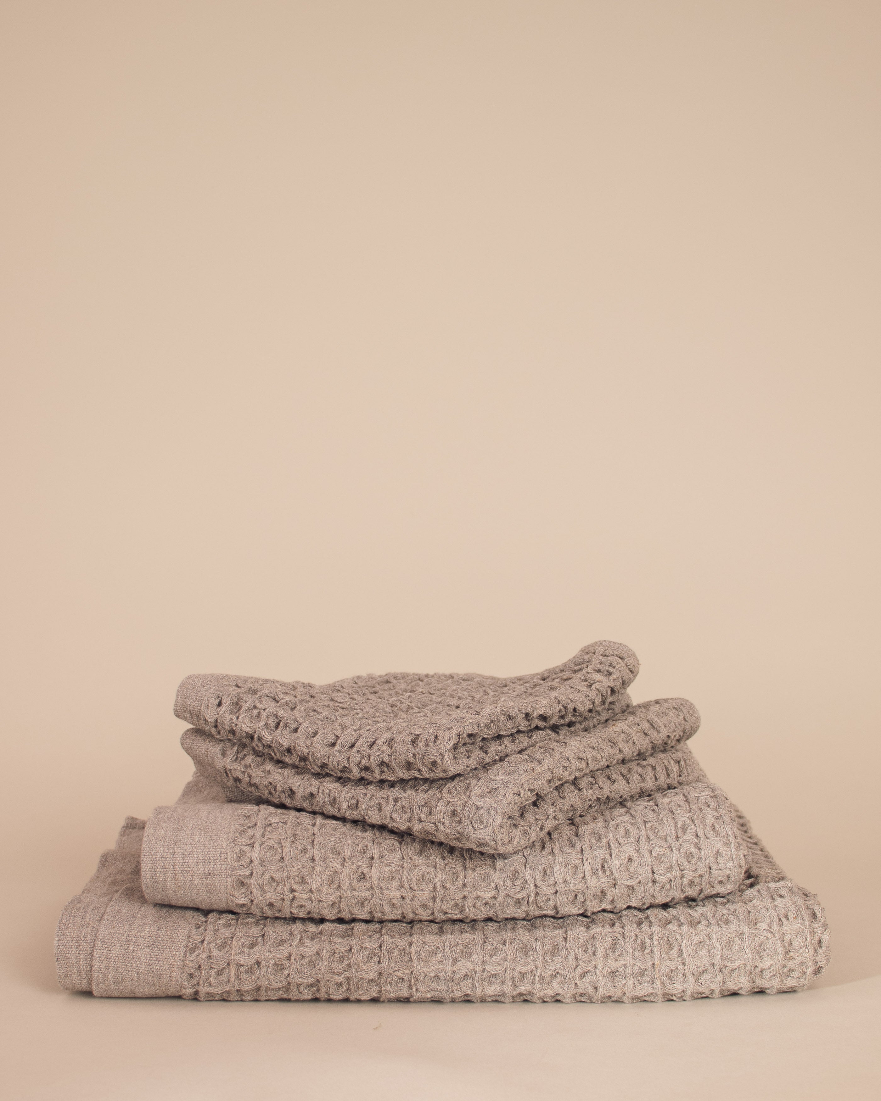 Grey Lattice Japanese Towels - GOOD FRIEND