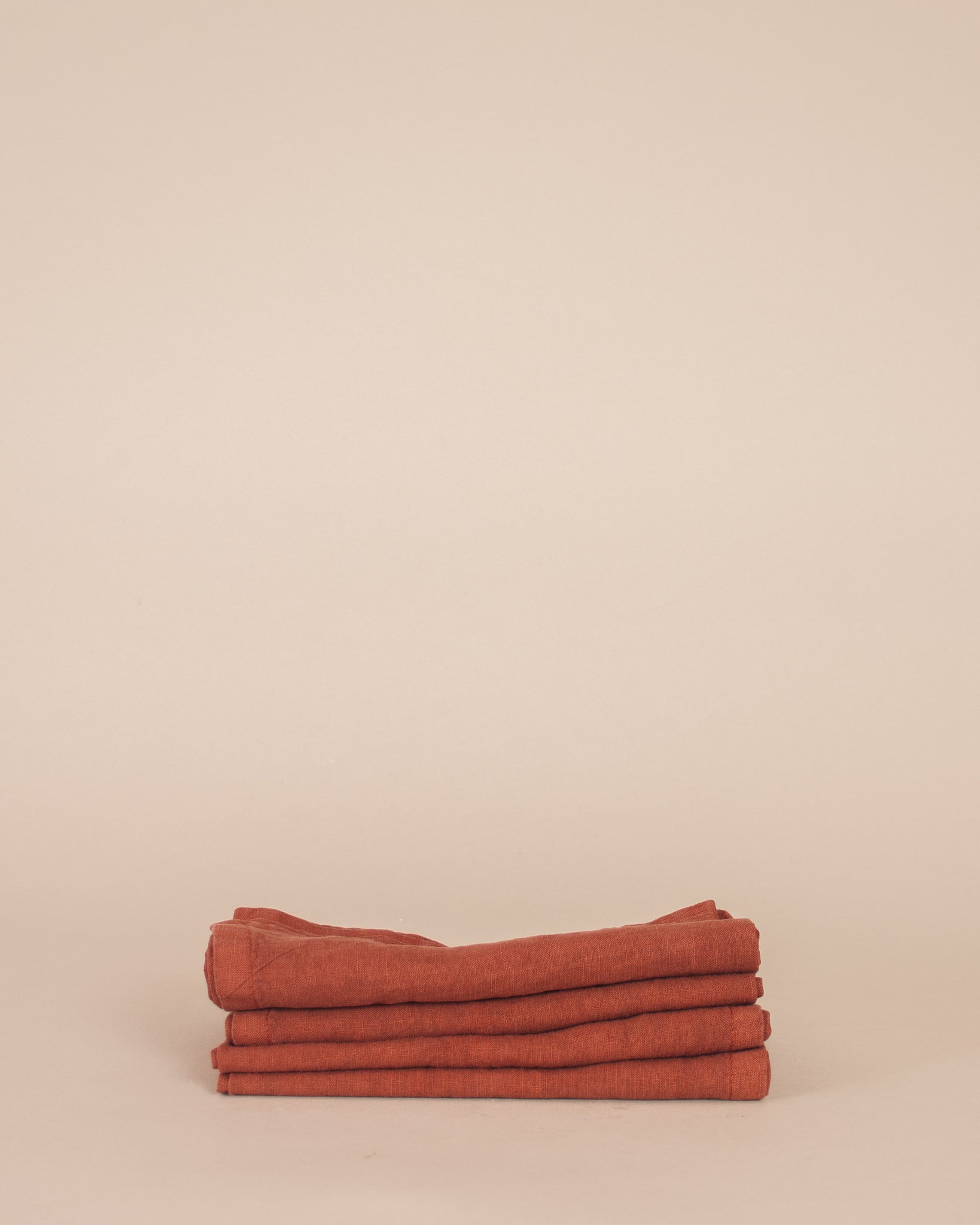 Tela Linen Napkin in Brick