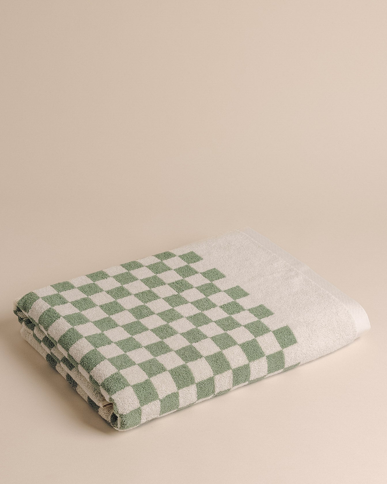 Roman Pool Towel in Sage & Chalk - GOOD FRIEND
