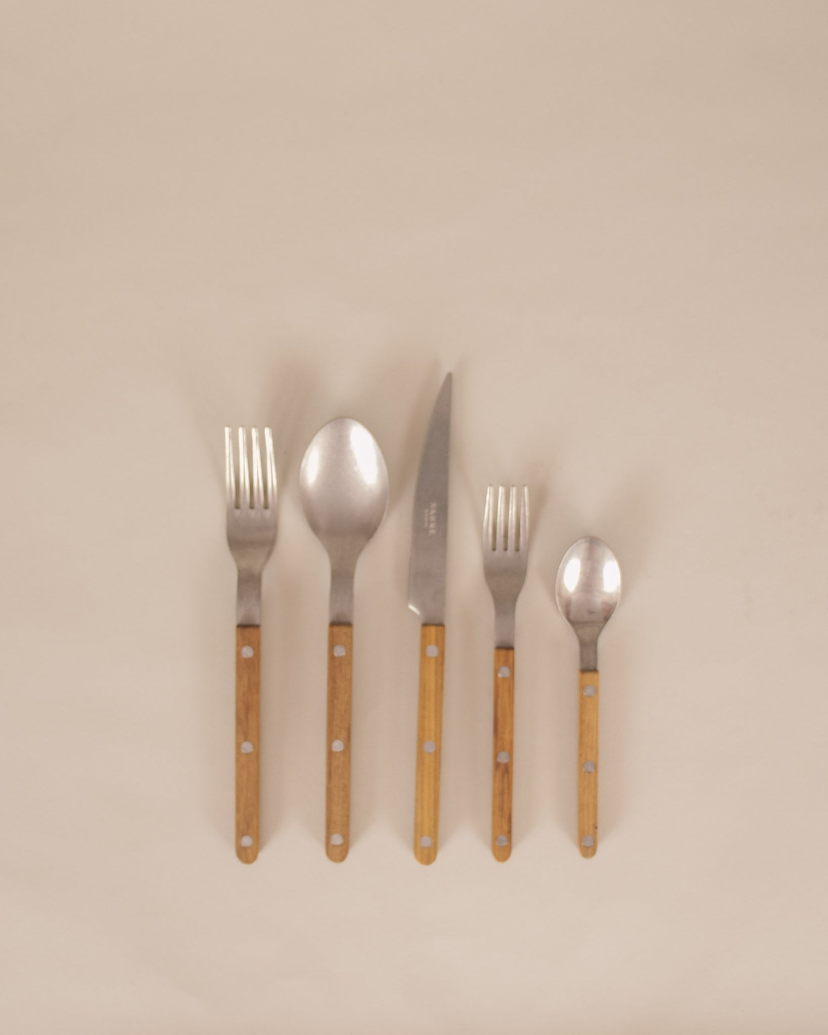 Teak Vintage Bistrot Cutlery Set