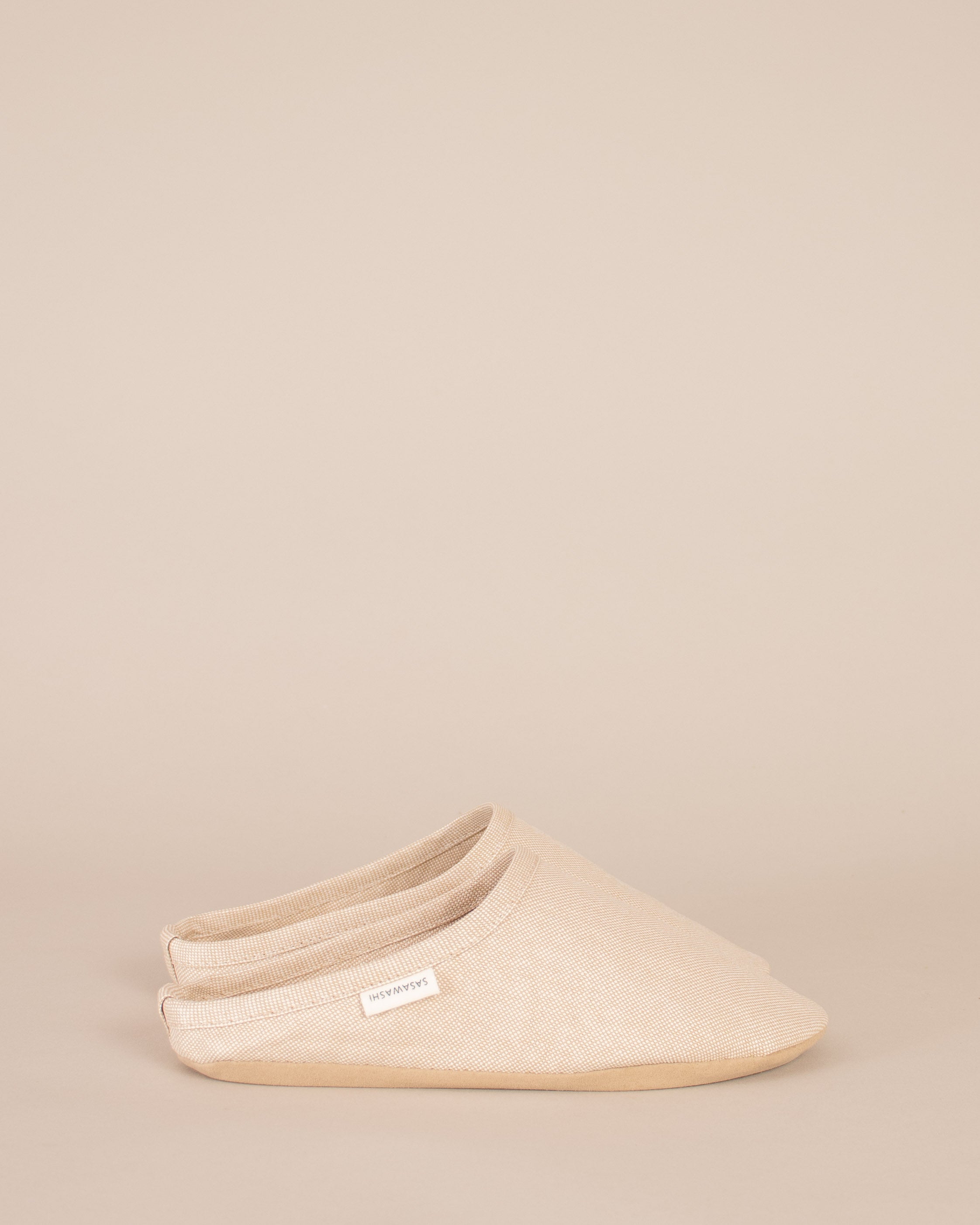 Sasawashi Room Shoes in Beige - GOOD FRIEND