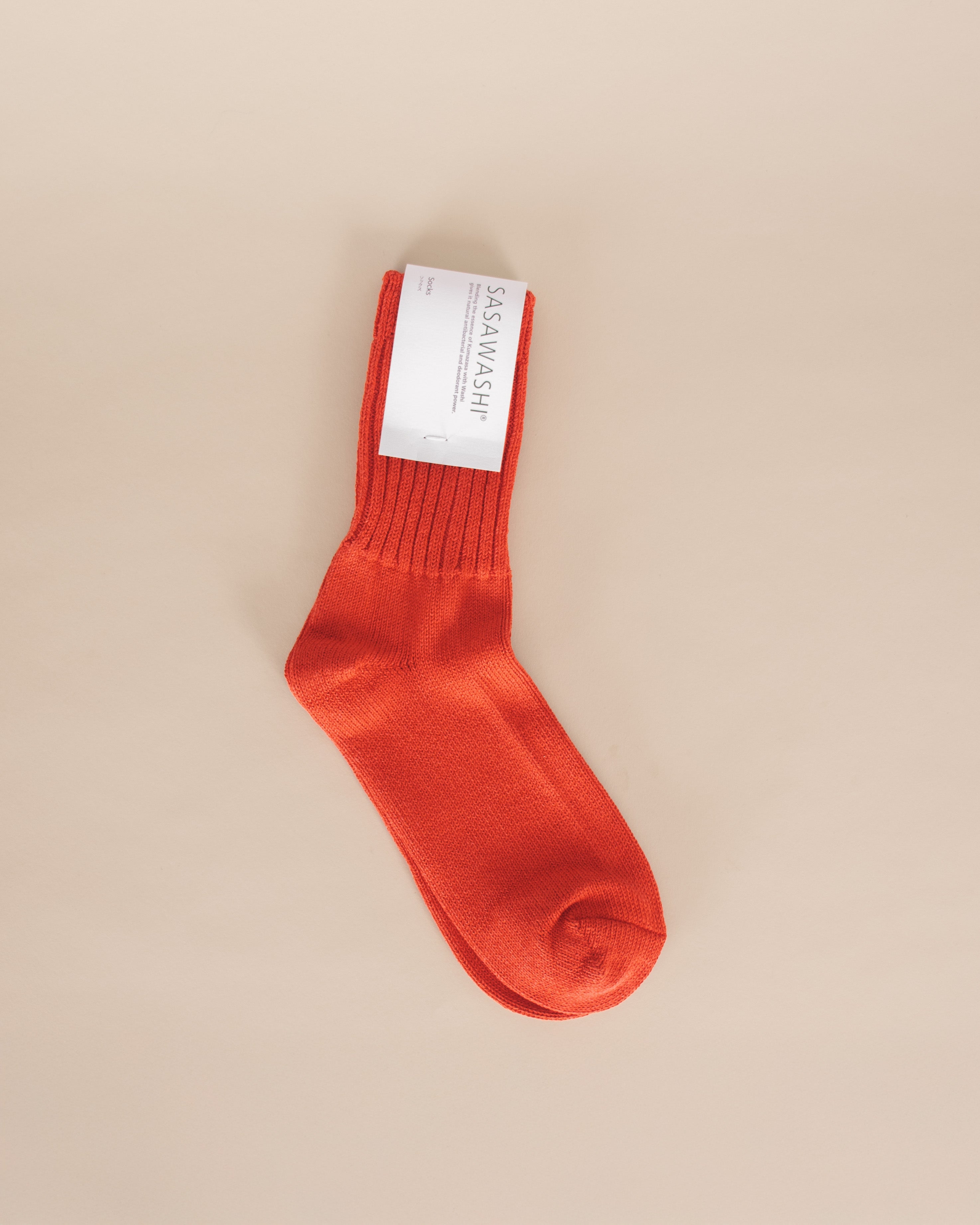 Sasawashi Ribbed Socks - GOOD FRIEND