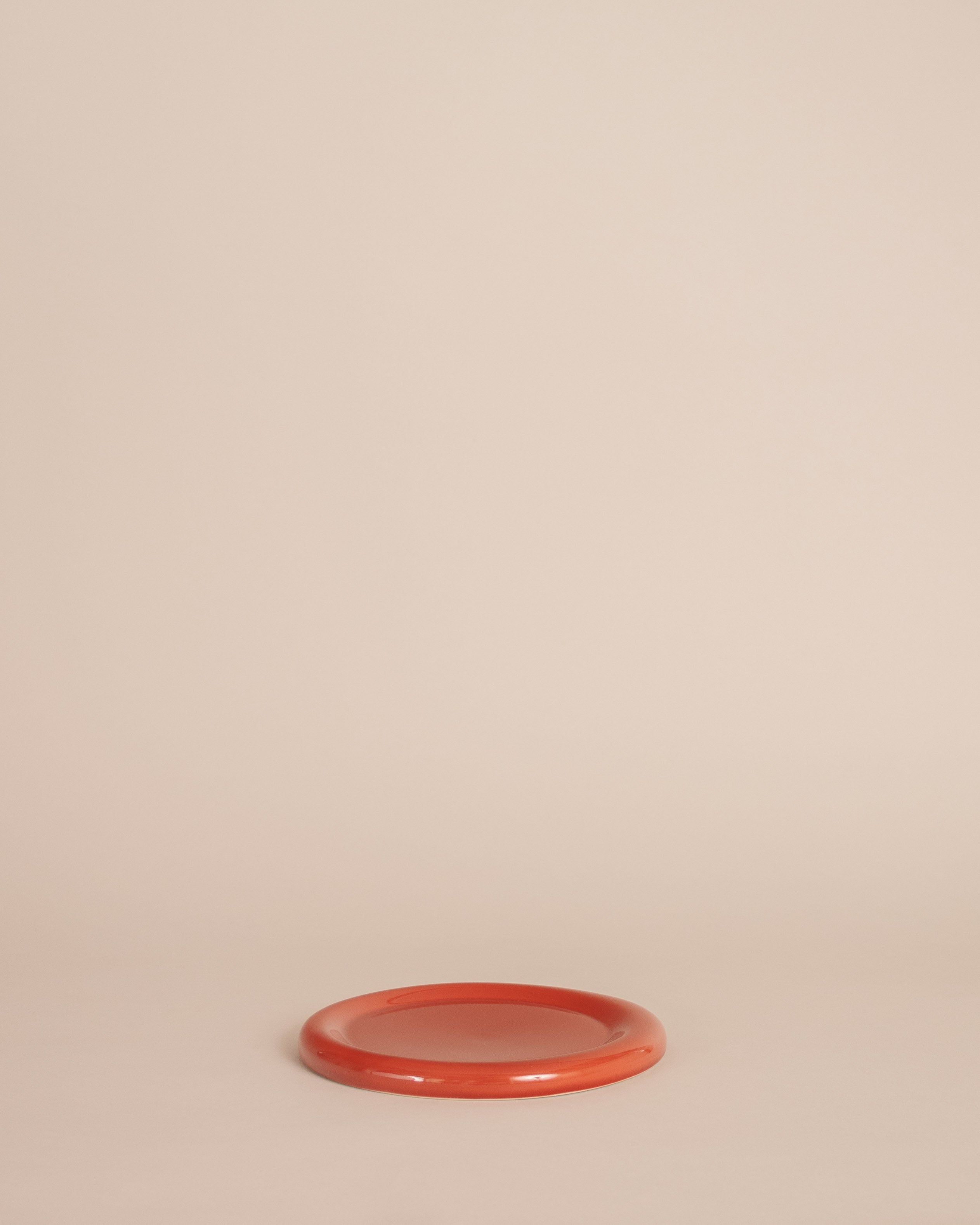Snack Plate in Tomato